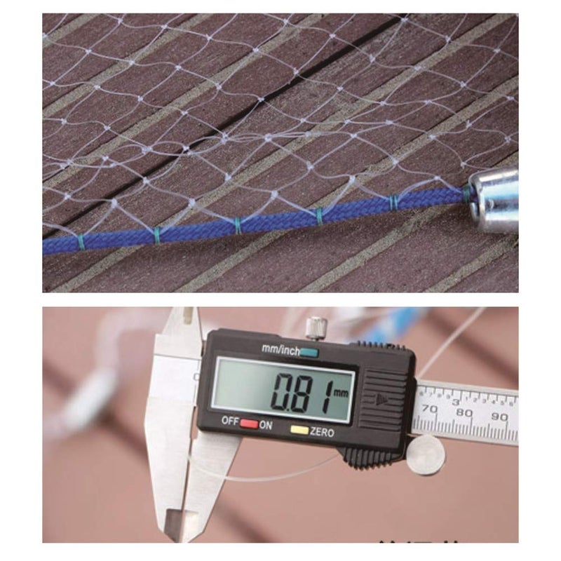 EASY BIG Cast Fishing Net with Aluminum Frame, 0.8 inch Mesh, 7.8-13.8 ft Diameter - Image 5